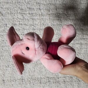 Vintage disneyland walt disney world  winnie the pooh piglet stuffed animal